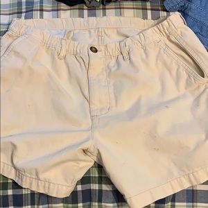 Men’s beat bottom khaki shorts  - size m